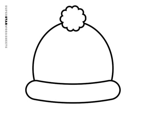 Printable Snow Hat Template