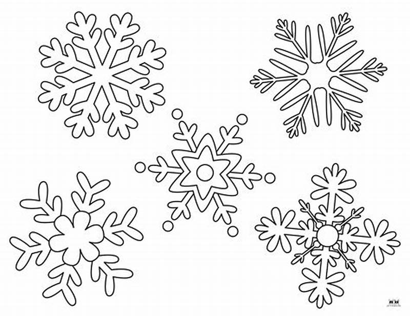 Printable Snowflake Pictures To Color