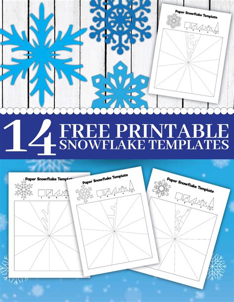 Printable Snowflake Templates Free