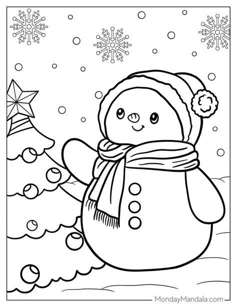 Printable Snowman Pictures To Color