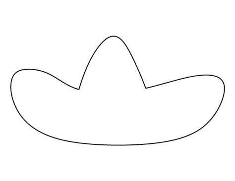 Printable Sombrero Pattern