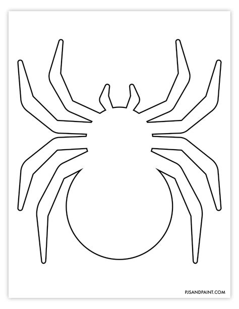 Printable Spider Template
