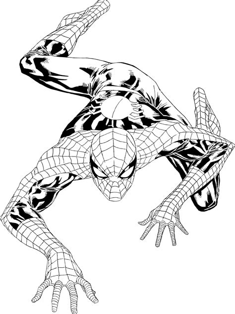 Printable Spiderman Coloring Pages