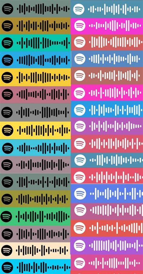 Printable Spotify Codes