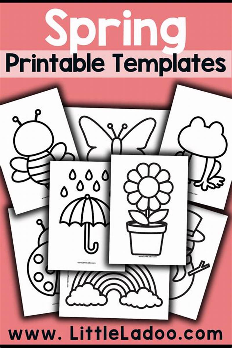 Printable Spring Templates