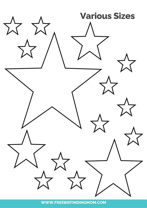 Printable Star Stencil Free