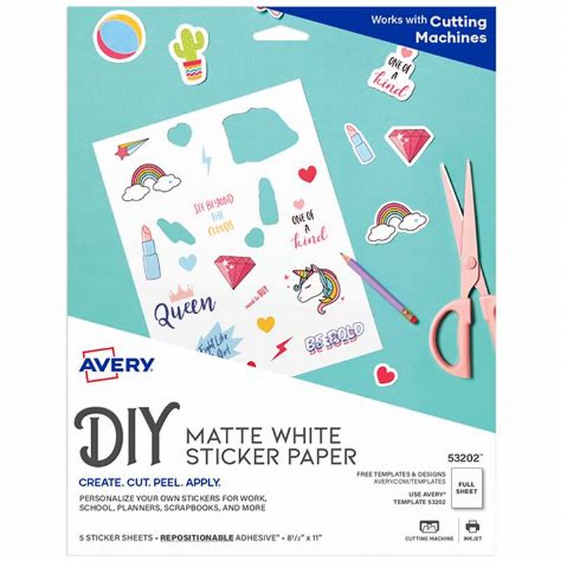 Printable Sticker Paper Walmart