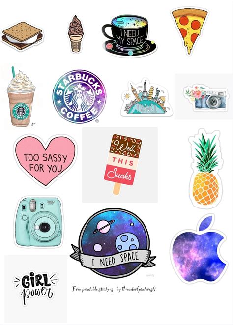 Printable Stickers Sheets