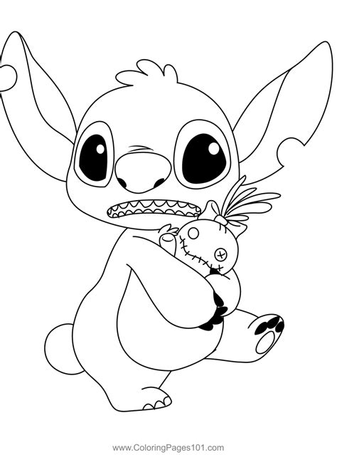Printable Stitch Coloring Pages
