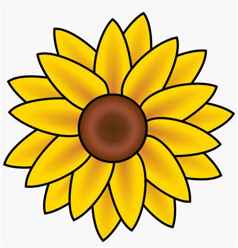 Printable Sunflower Clipart Free