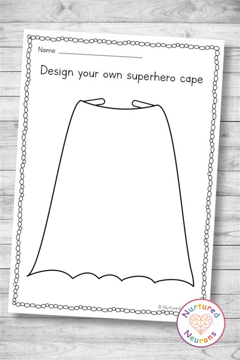 Printable Superhero Cape Template