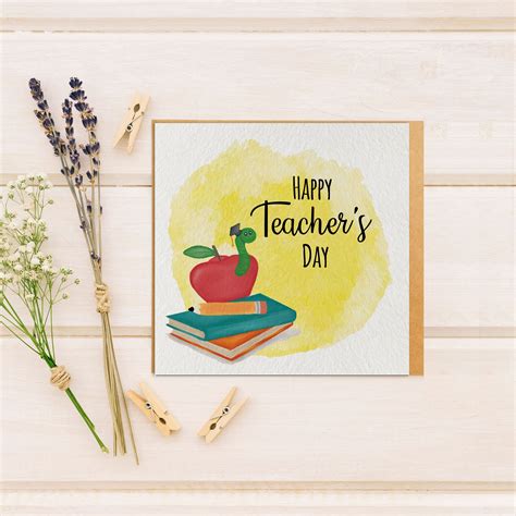 Printable Teachers Day Card