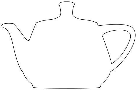 Printable Teapot Template