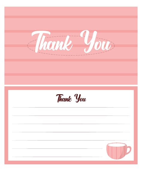 Printable Thank You Notes