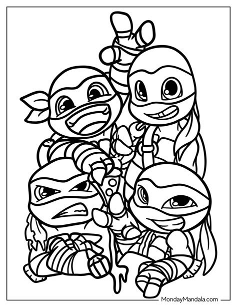 Printable Tmnt Coloring Page