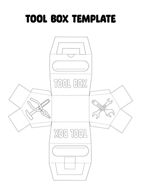 Printable Tool Box Template