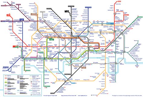 Printable Tube Map Of London Underground