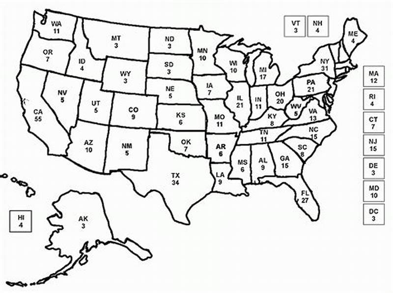 Printable Usa Map To Color
