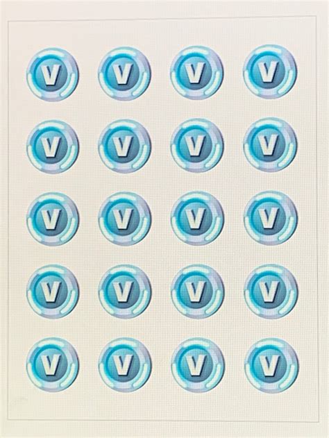 Printable V Bucks