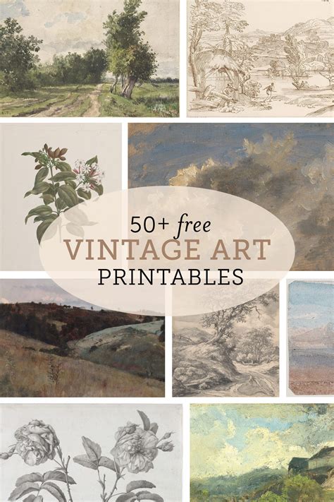 Printable Vintage Prints