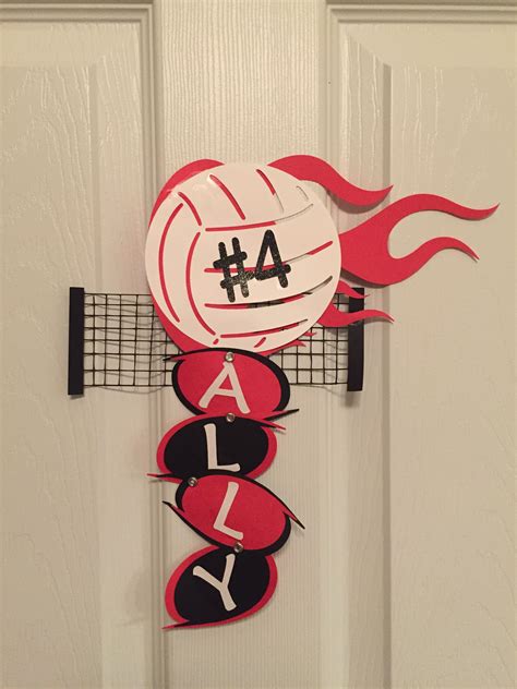 Printable Volleyball Locker Signs