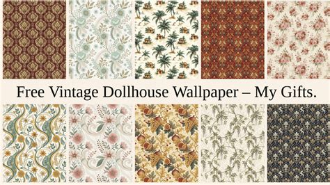 Printable Wallpaper For Dollhouse