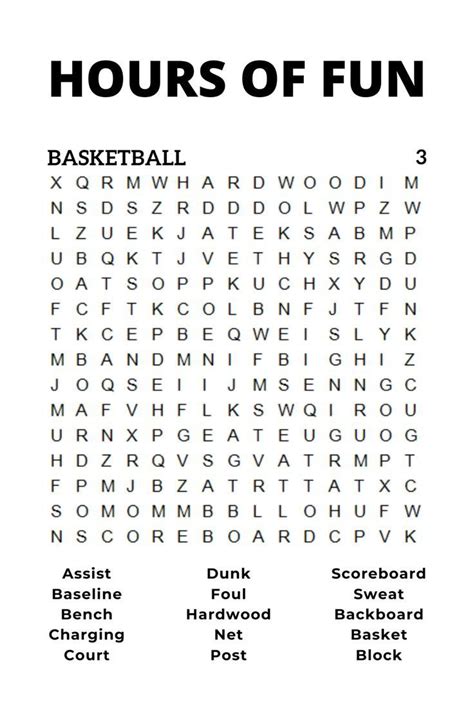 Printable Word Search Puzzles Large Print