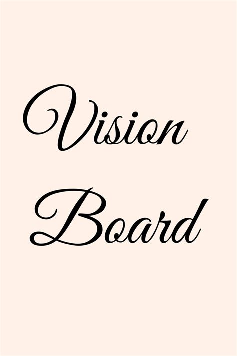 Printable Words For Vision Board