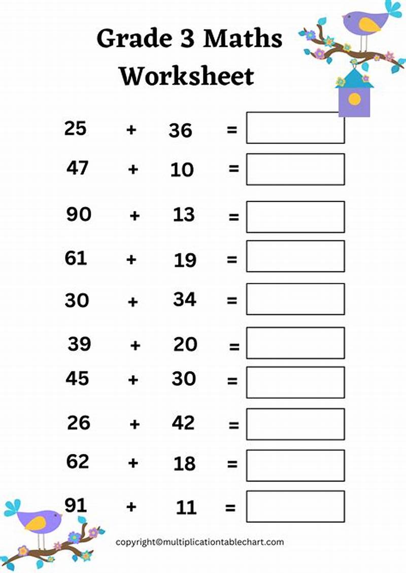 Printable Worksheets For Math