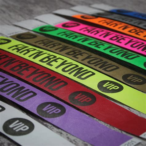 Printable Wristbands For Events