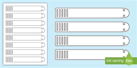 Printable Wristbands Template