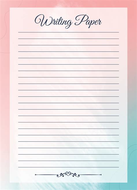 Printable Writing Paper