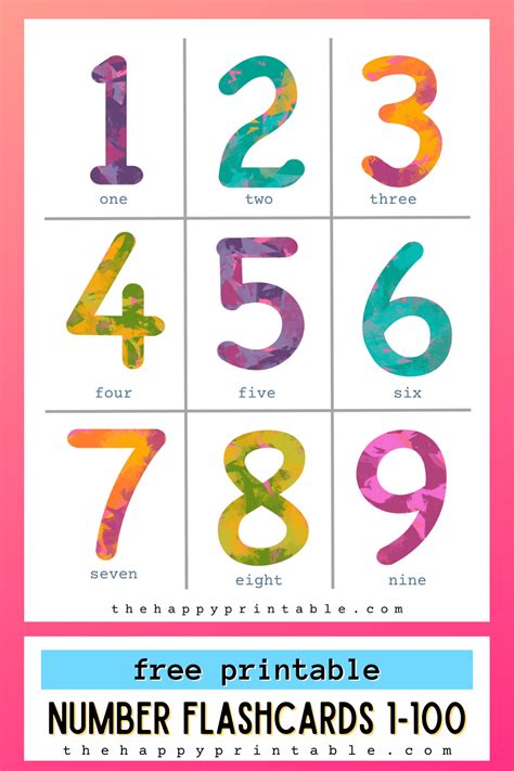 Printables Of Numbers