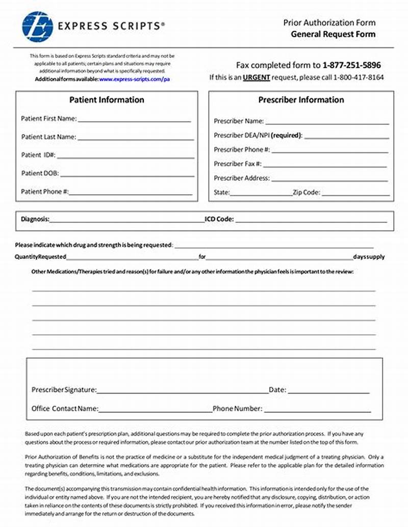 Prior Auth Form For Express Scripts
