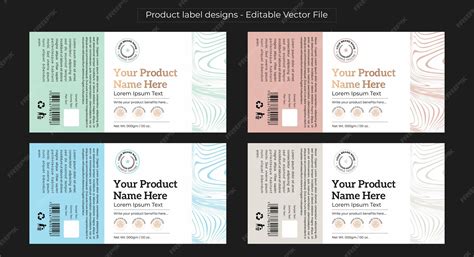 Product Label Templates