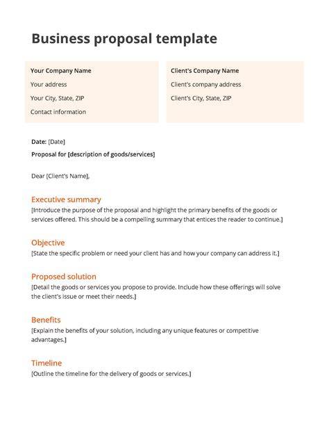 Professional Business Proposal Template