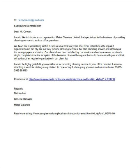 Professional Introduction Email Template