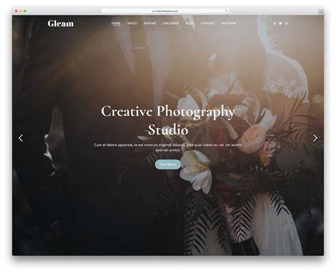 Professional Photography Website Templates