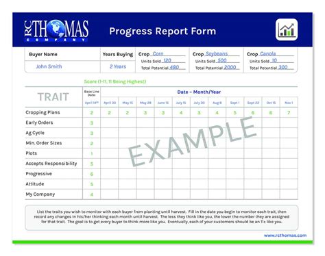 Progress Report Template Excel