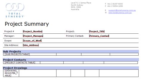 Project Doc Template