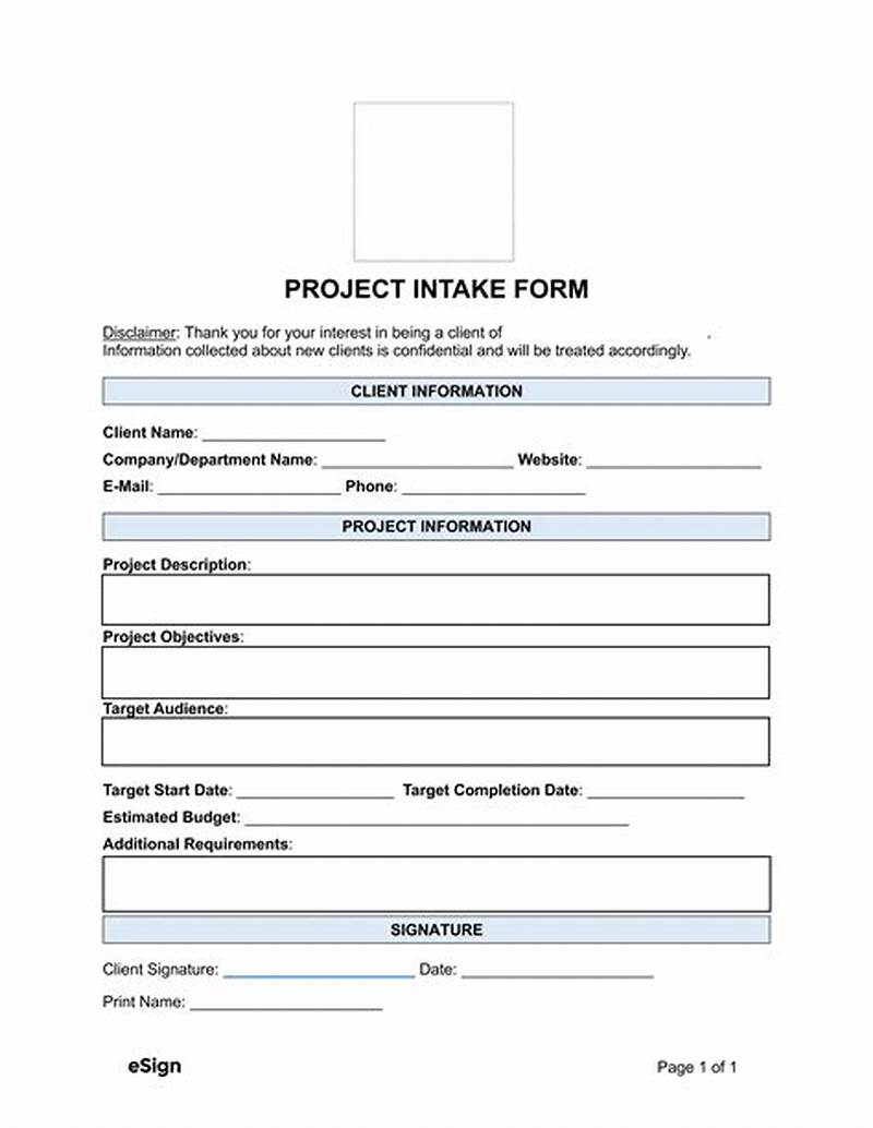 Project Intake Form