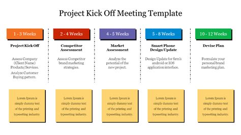 Project Kick Off Template