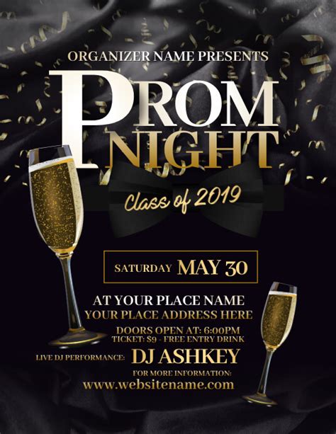 Prom Flyer Template