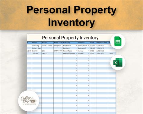Property Inventory Template