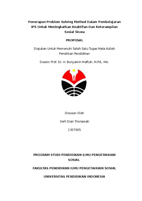 Proposal Pendidikan