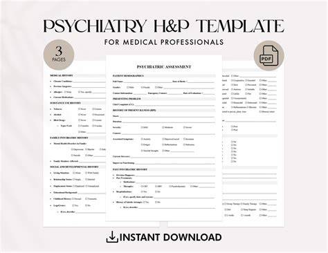 Psychiatry H P Template