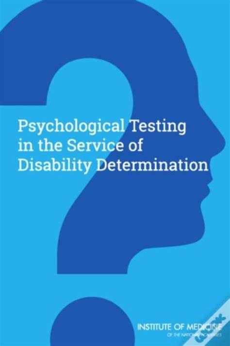 %% Download Pdf Psychological Testing in the Service of Disability
Determination Books