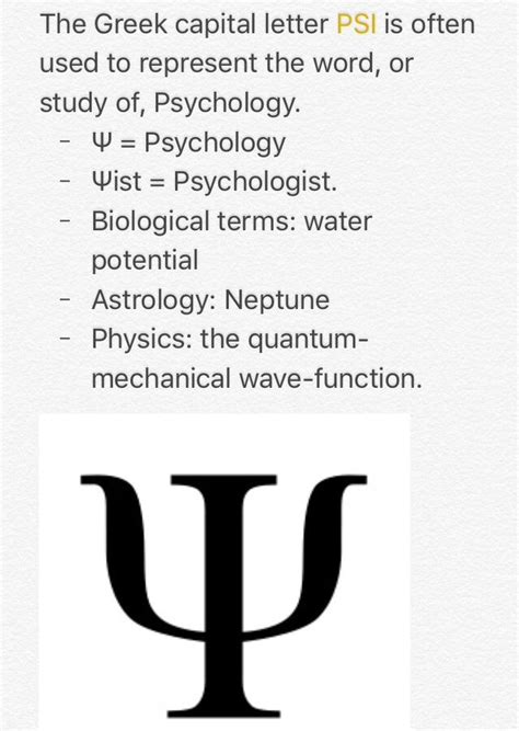 Psychology Symbols an… 