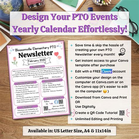 Pto Newsletter Template