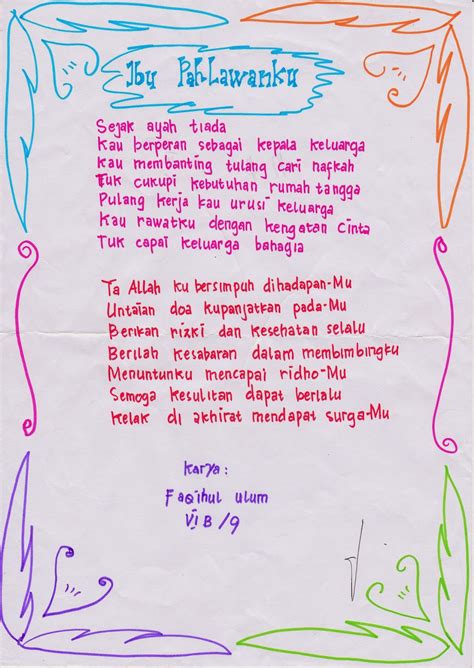 Puisi Ulang Tahun Anak Indonesia
